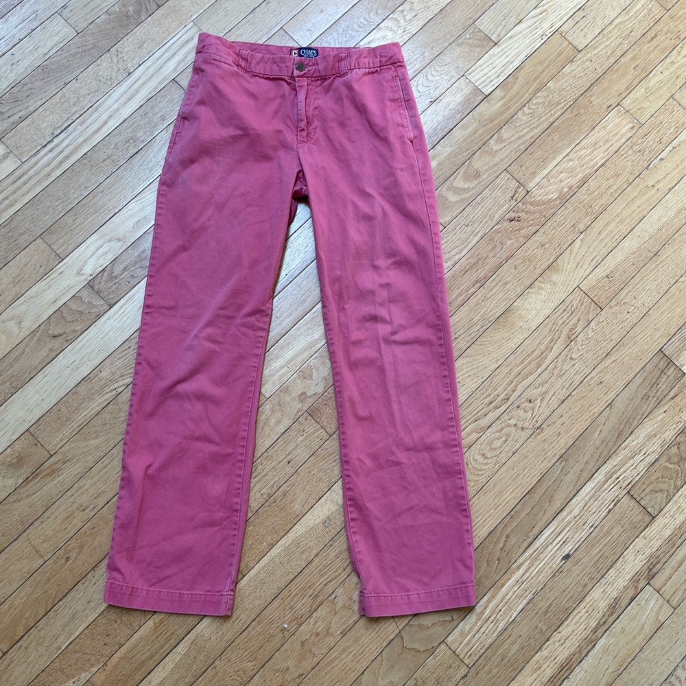 Boys Chaps Nantucket Red Pants, Sz 16